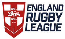England Rugby League logo featuring red and white crest